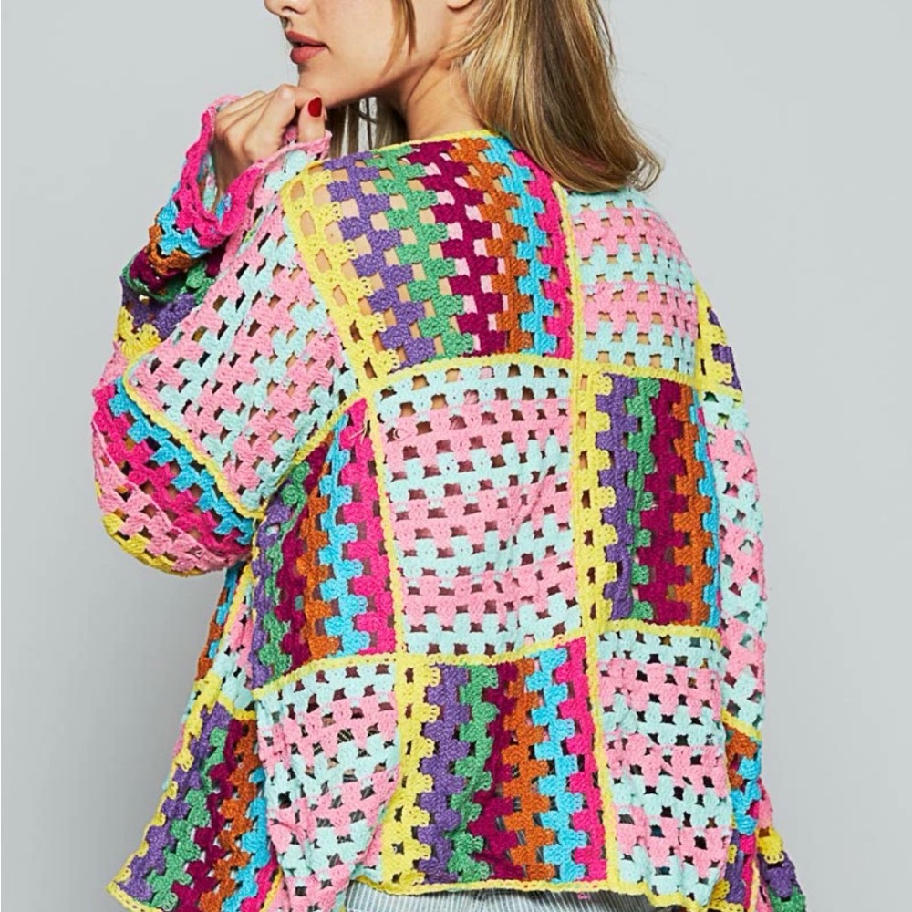 POL Julia Crochet Cardigan